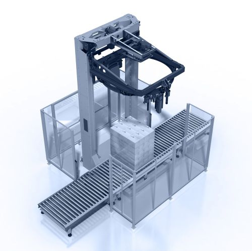 Stretch wrapping machines